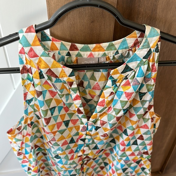 eShakti Sleeveless blouse - Picture 10 of 12